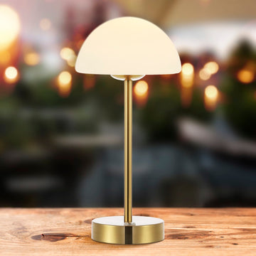 Xavier 12.5" Modern Minimalist Iron Rechargeable Integrated LED Table Lamp - JONATHAN Y